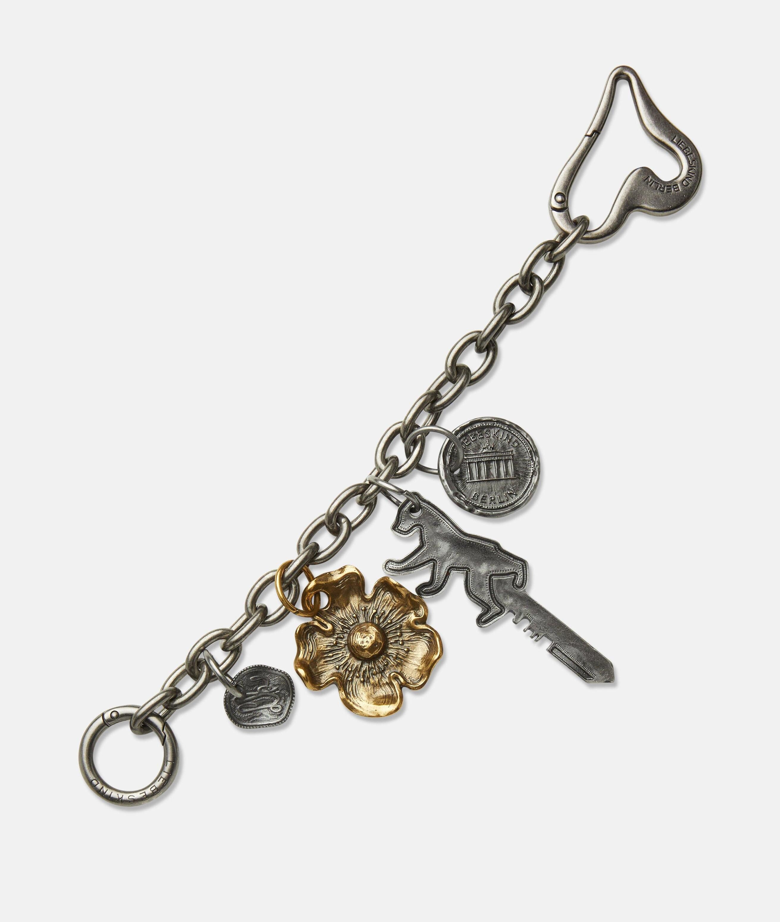 Liebeskind Berlin Schlüsselanhänger Berlin Charm, Taschenkette mit Motiven