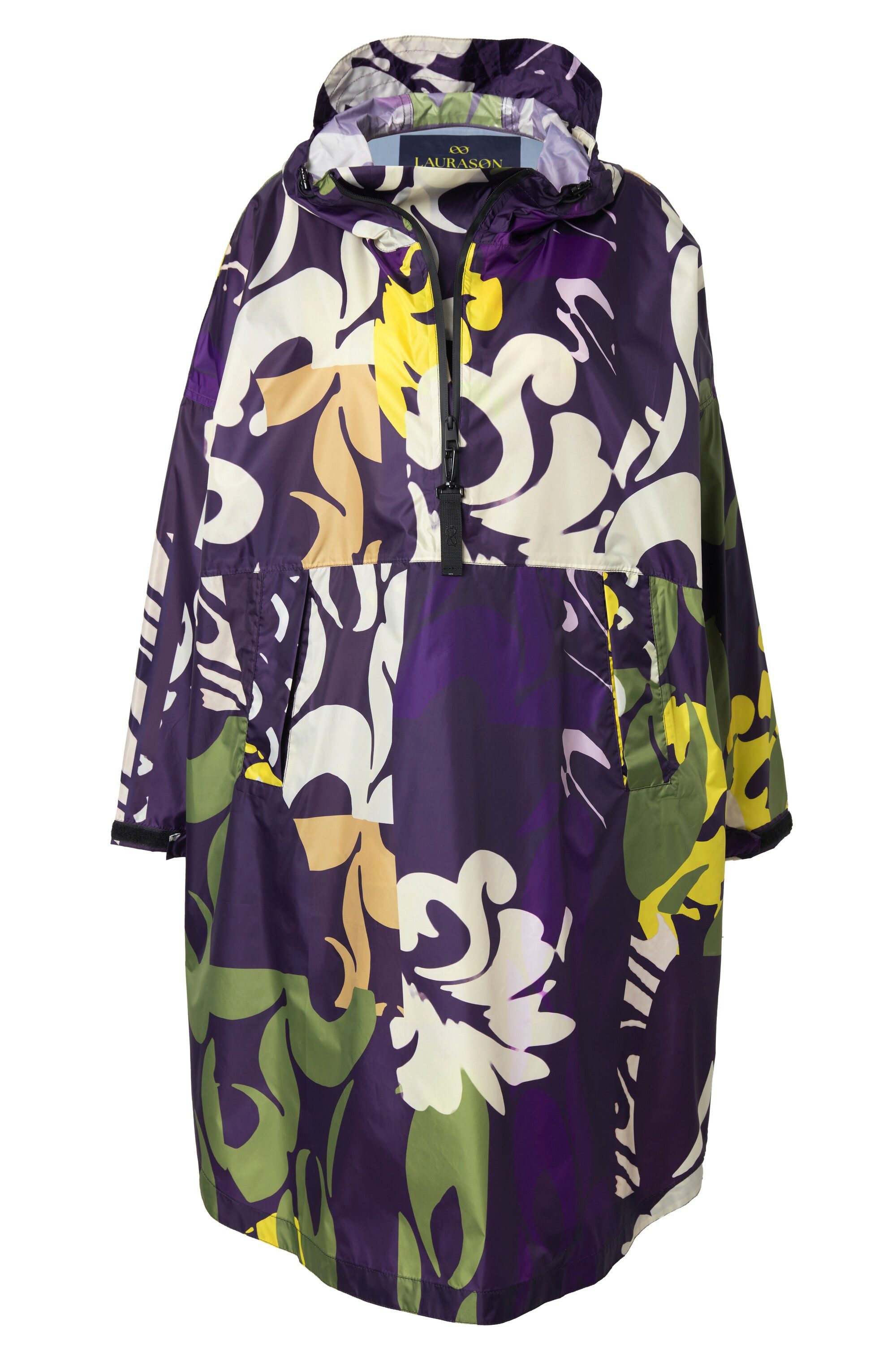 Laurasøn Funktionsjacke Funktions-Regencape Unisex Print Kapuze günstig online kaufen
