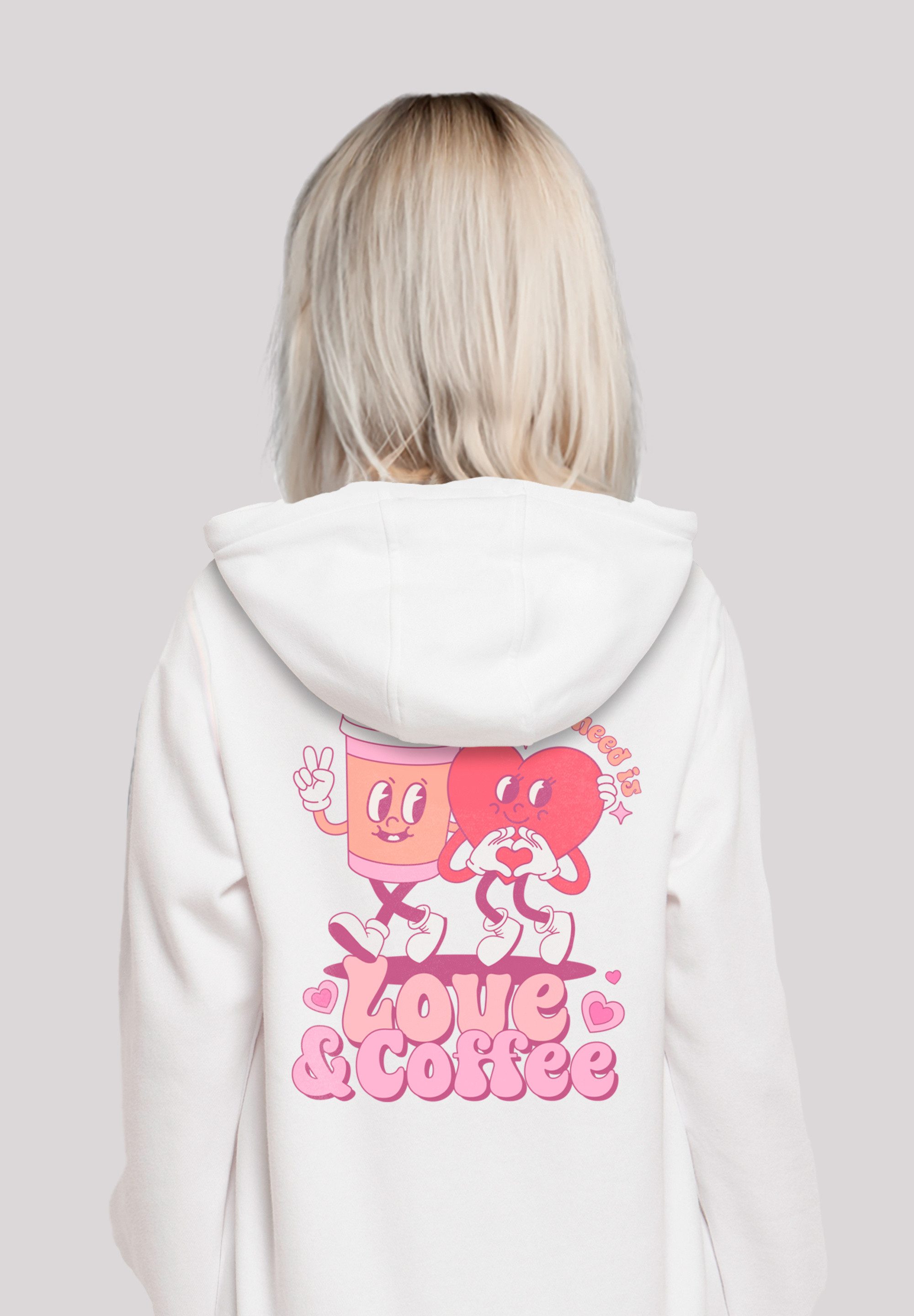 F4NT4STIC Kapuzenpullover Love and Coffe Valentinstag günstig online kaufen