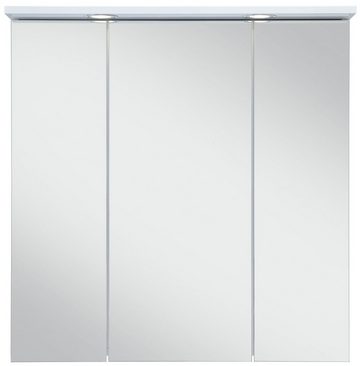 Schildmeyer Spiegelschrank SPS 700.1 Spot Breite 70 cm, 3-türig, 2 LED-Einbaustrahler, Schalter-/Steckdosenbox