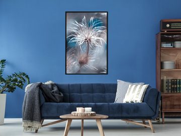 Artgeist Poster Plant in Blues []