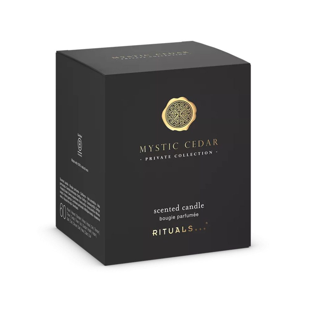 Rituals Duftkerze Rituals Private Collection Mystic Cedar Scented Candle 360g. (1-tlg), Luxuriöser Duft mit Zedernholz und Patchouli
