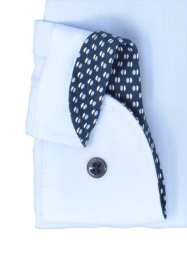 MARVELIS Businesshemd Businesshemd - Comfort Fit - Langarm - Einfarbig - Hellblau