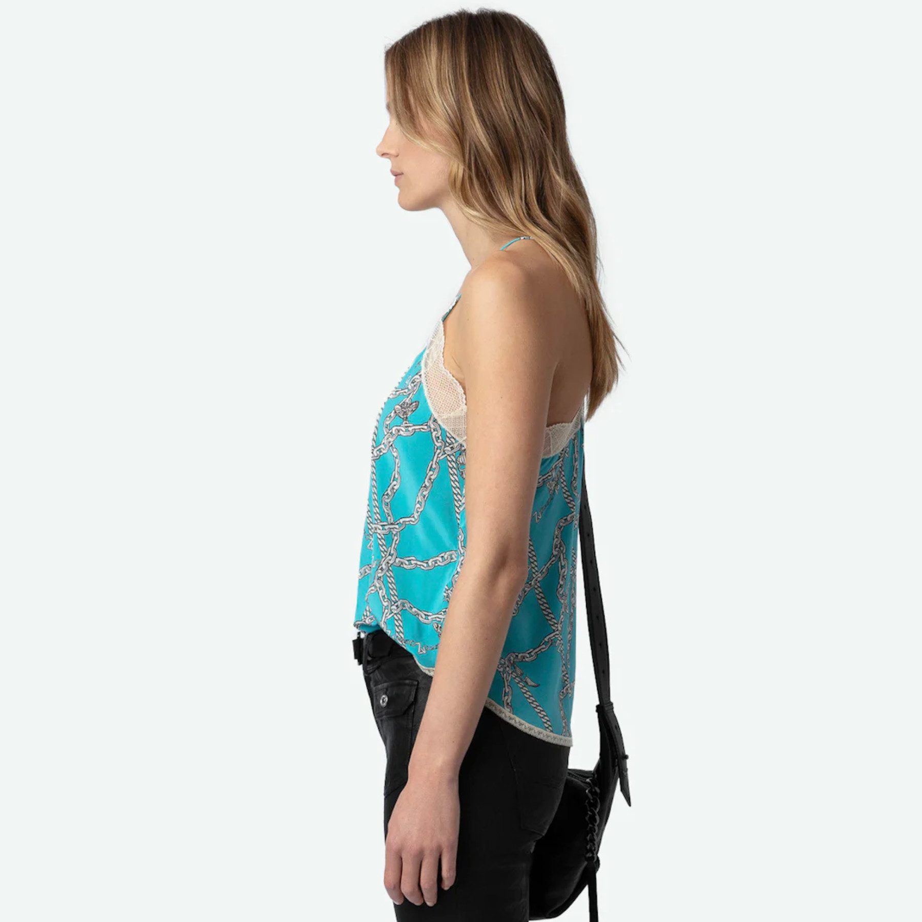 ZADIG & VOLTAIRE Muskelshirt Seidentop CHRISTY CDC CHAINES