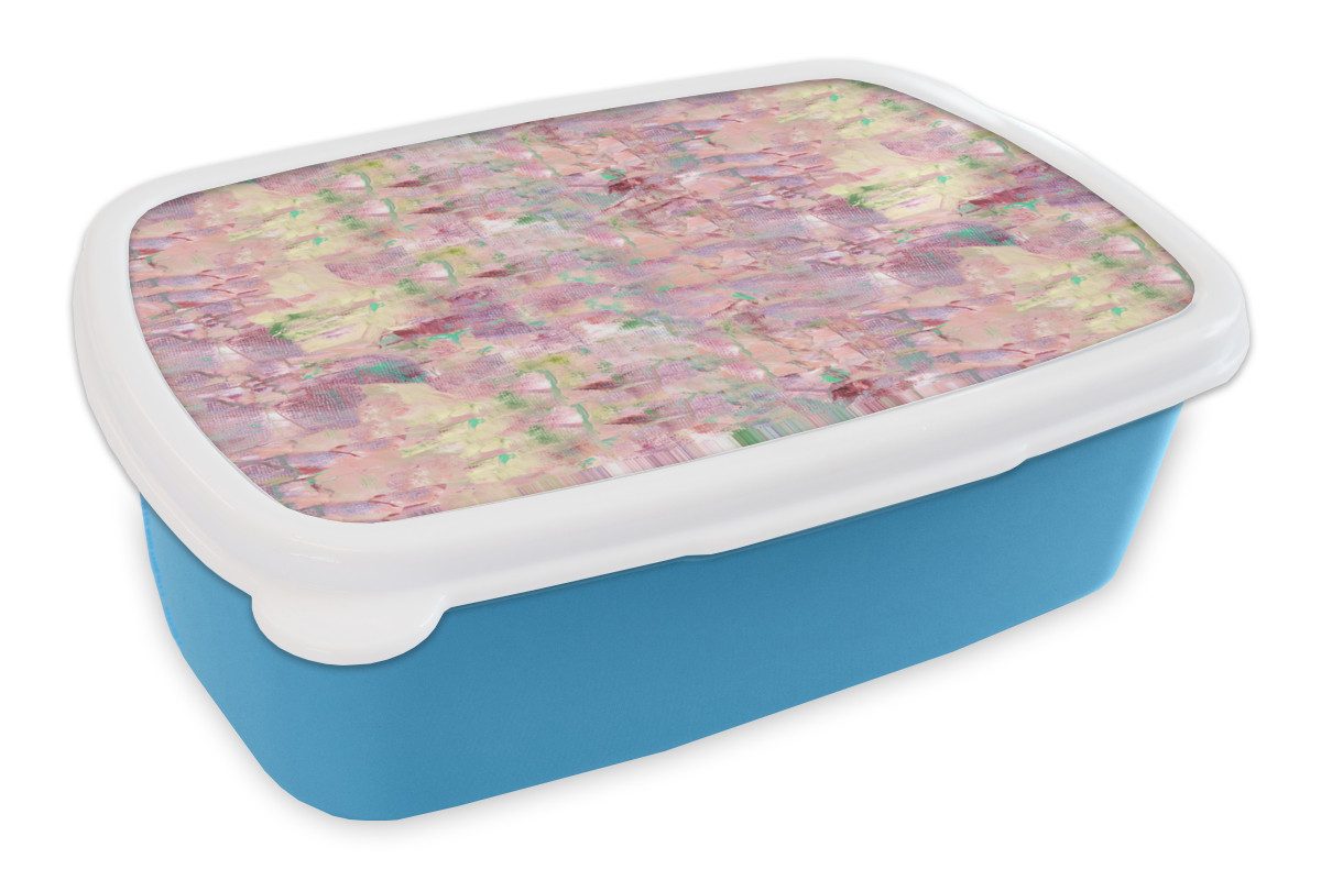 MuchoWow Lunchbox Multi - Weich - Farbe, Kunststoff, (2-tlg), Brotdose, Lunchbox, Brotbox für Kinder und Erwachsene
