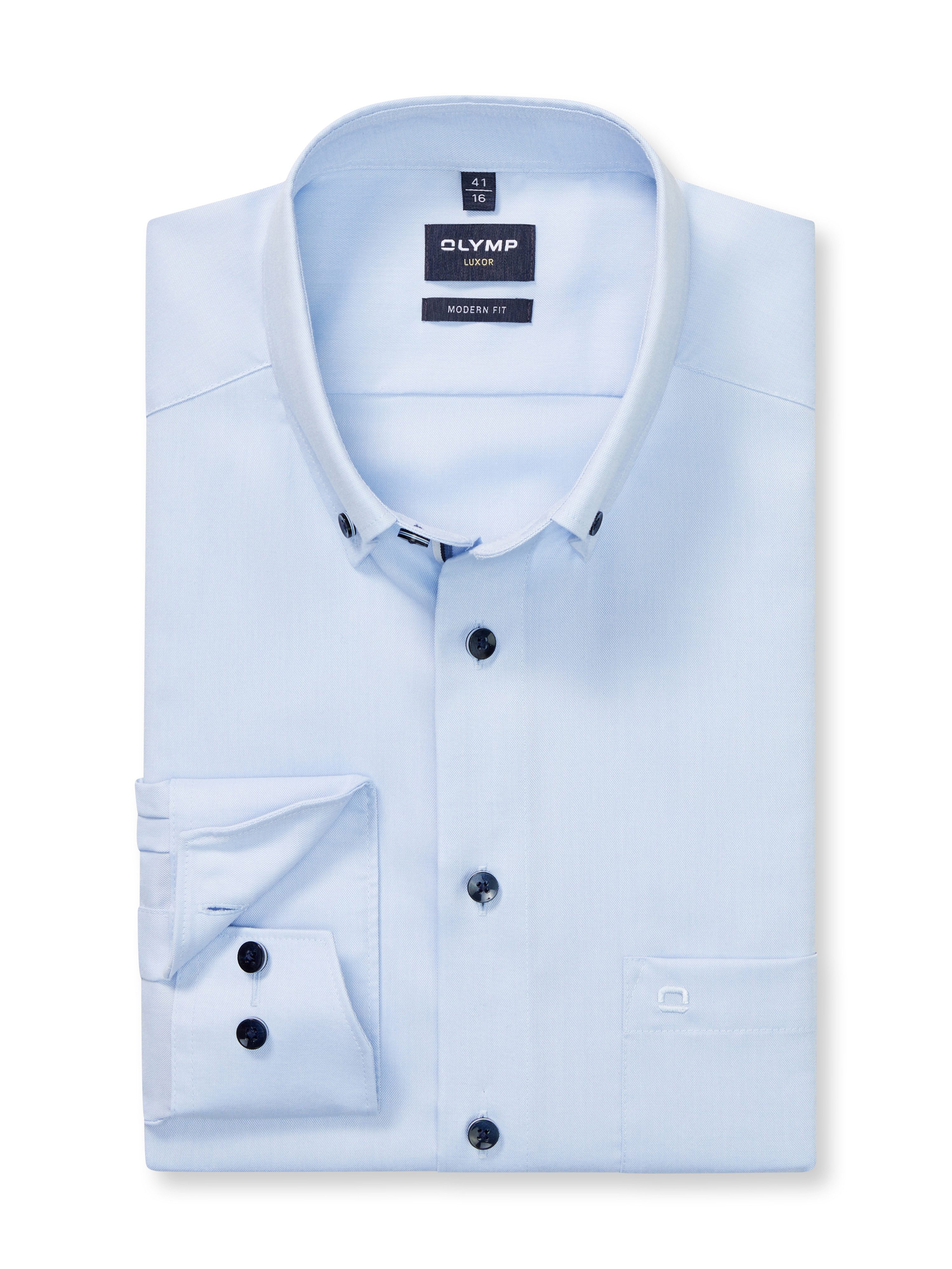 OLYMP Langarmhemd Luxor modern fit modern fit, Businesshemd, Button-down-Kr günstig online kaufen