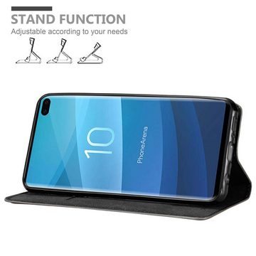 Cadorabo Handyhülle Samsung Galaxy S10 PLUS Samsung Galaxy S10 PLUS, Klappbare Handy Schutzhülle - Hülle - mit Standfunktion und Kartenfach
