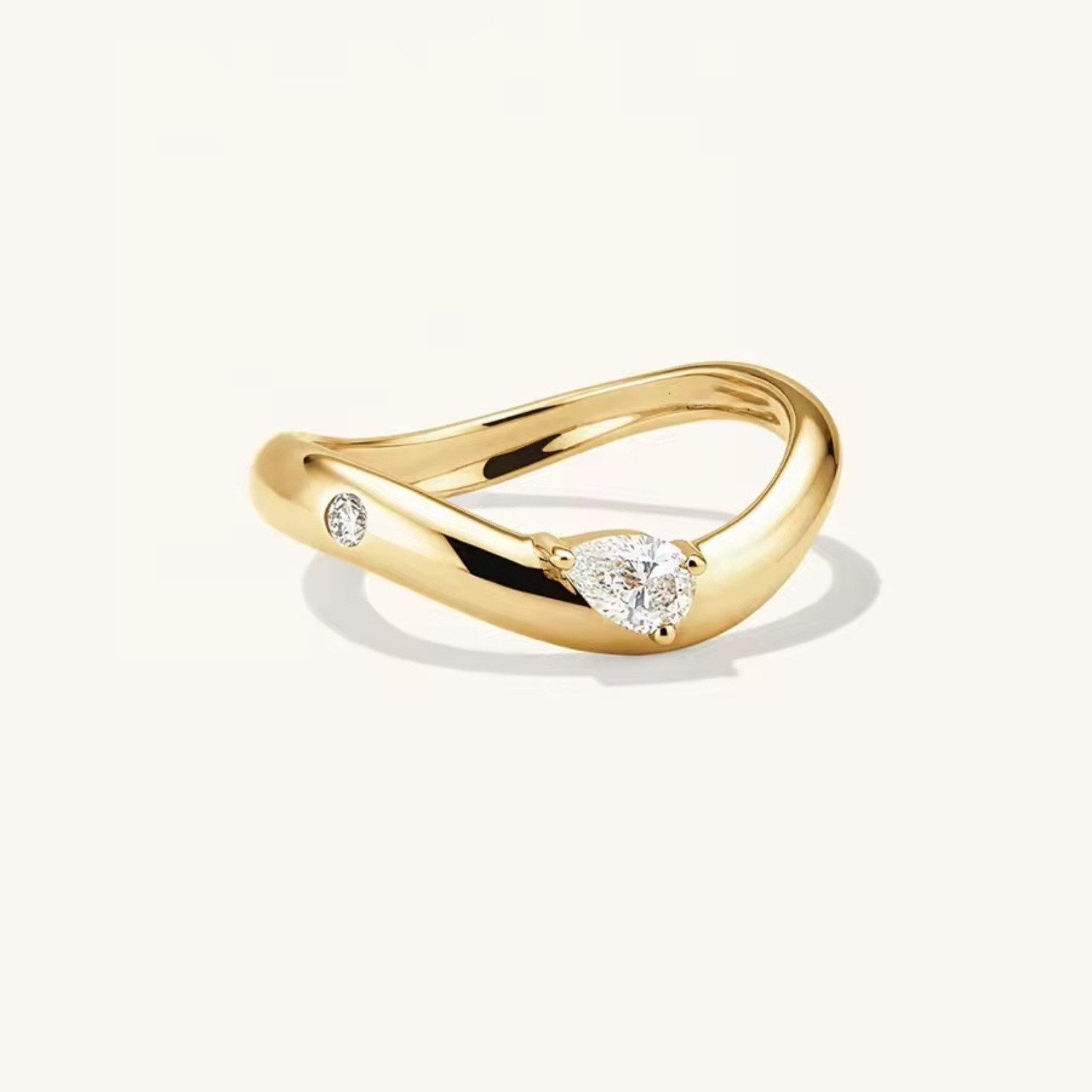 ROUGEMONT Silberring Funkelnder Damen Ring mit Kristall Besatz