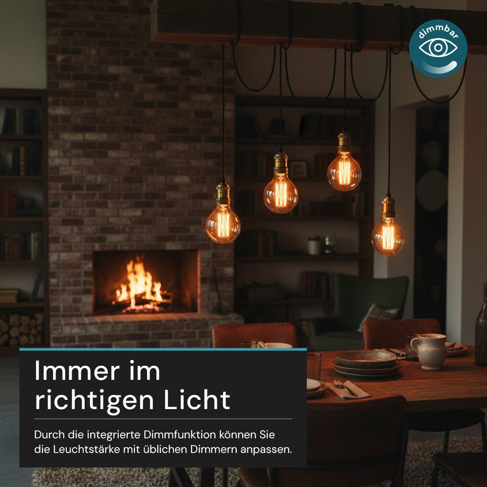 LUXULA LED-Leuchtmittel LUXULA LED-Leuchtmittel E27 3 W 1800 K Warmweiß, E27, Warmweiß