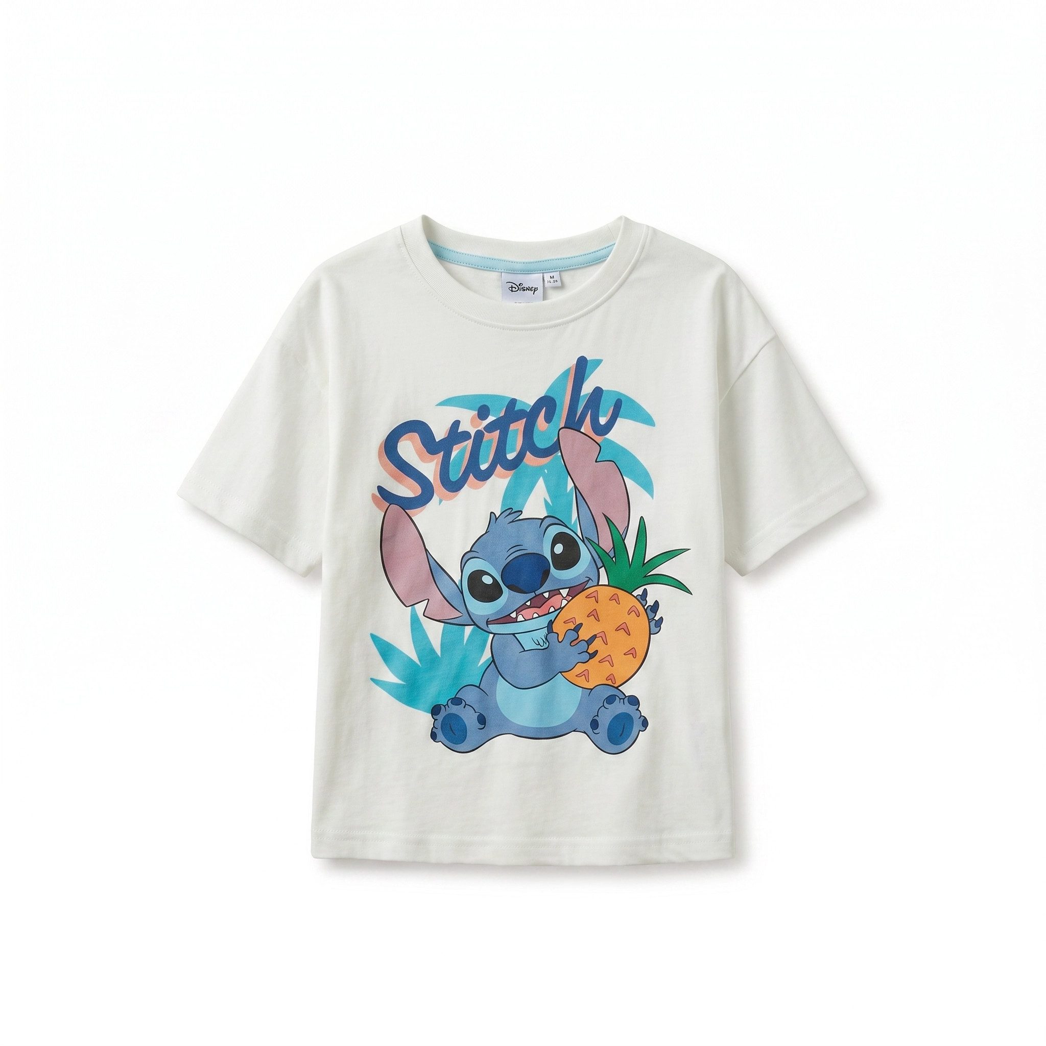 Disney Print-Shirt Disney Lilo und Stitch Kinder kurzarm T-Shirt 100% Baumrolle Gr. 98 bis 128