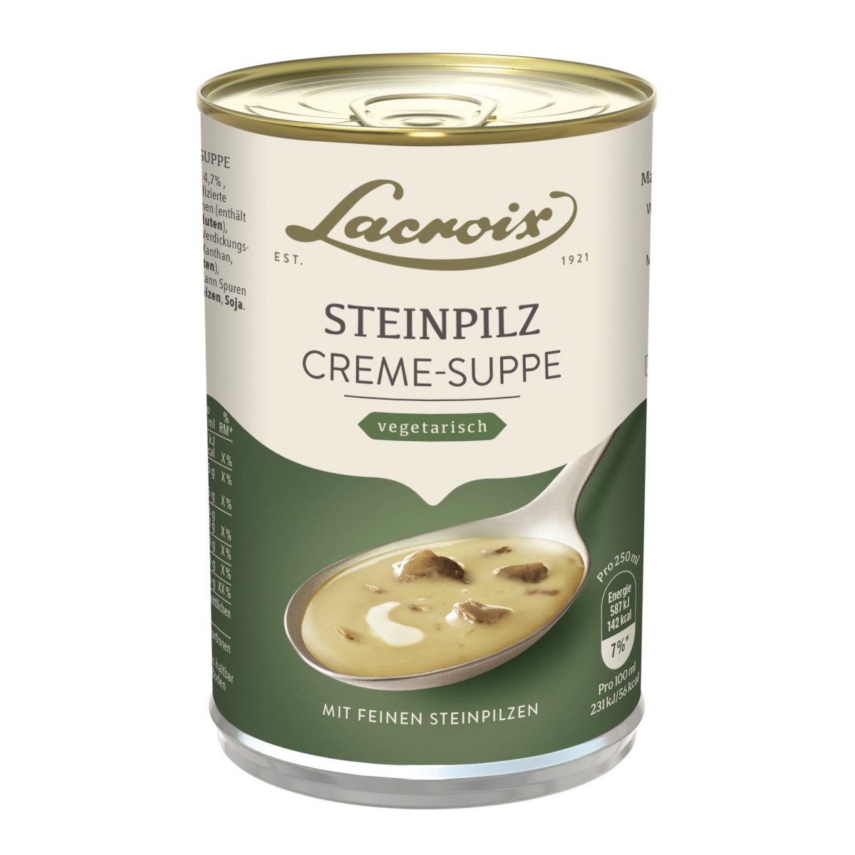 Lacroix Fertiggericht, Lacroix Steinpilz Creme Suppe aromatisch lecker cremig 400ml
