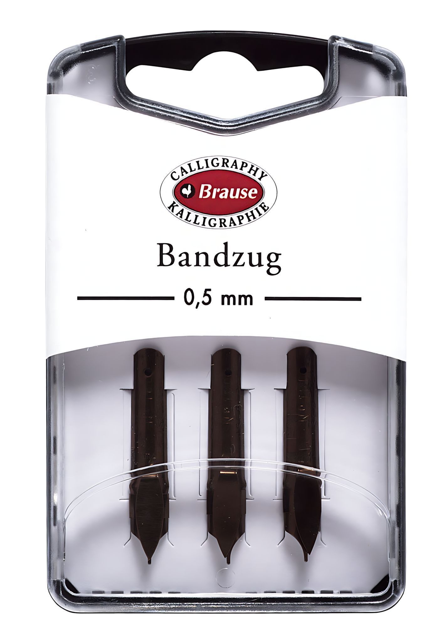 EXACOMPTA Kalligraphie-Stift Brause Feder Bandzug 0,5mm 3 St