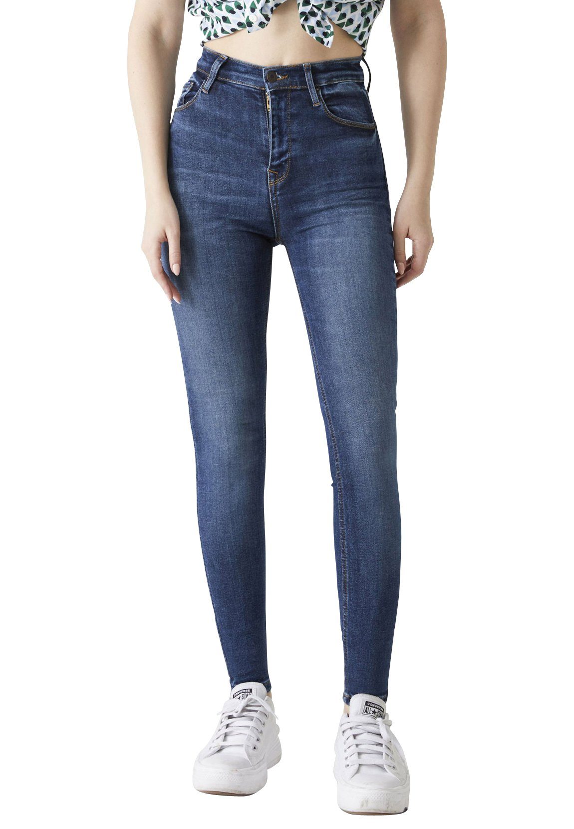LTB Skinny-fit-Jeans LTB Damen Jeans AMY X Kalina Undamaged Safe Wash Dunkelblau | Skinny Jeans
