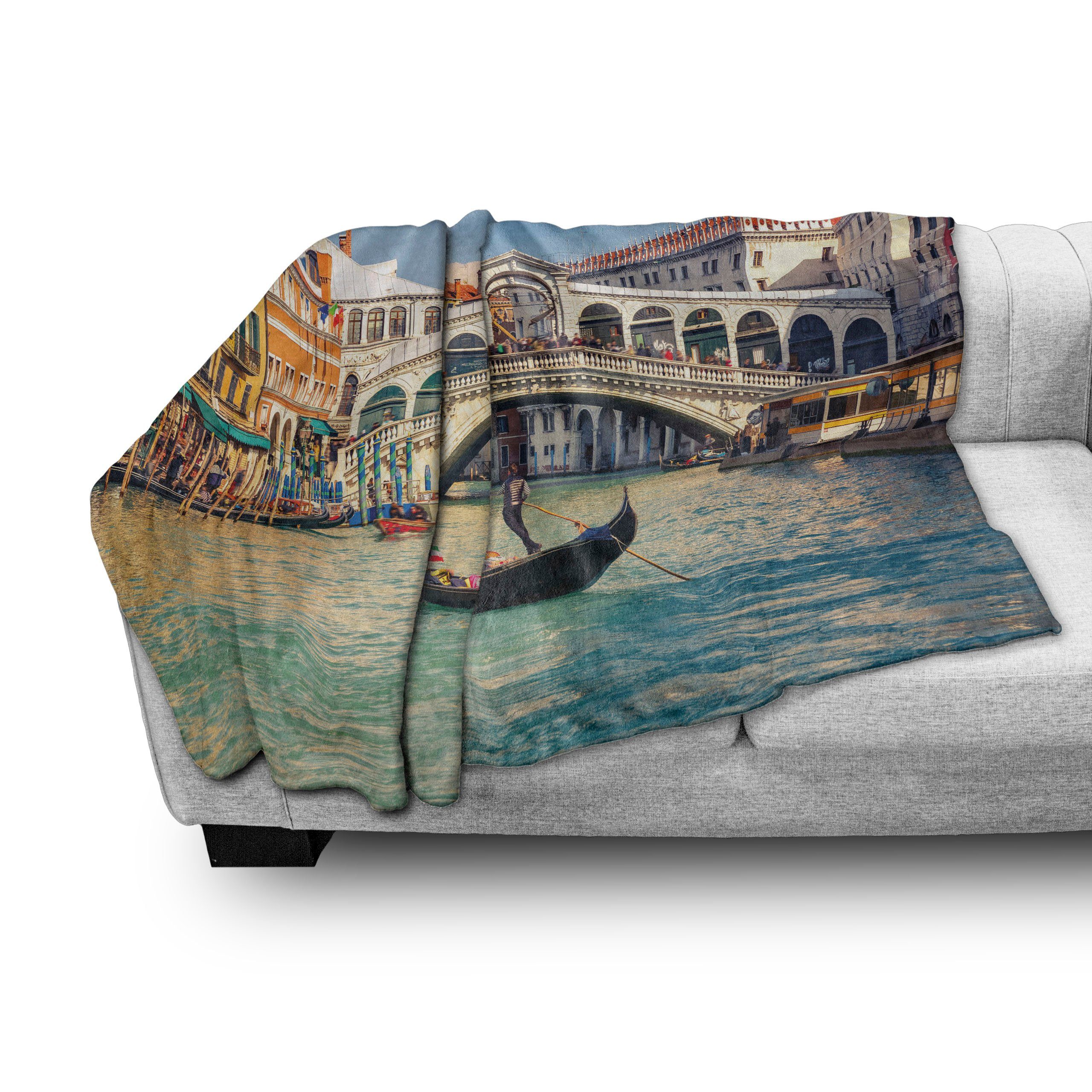 Day Plüsch und Abakuhaus, Gemütlicher Wohndecke Innen- den in Venedig für Außenbereich, City-Reisen Sunny