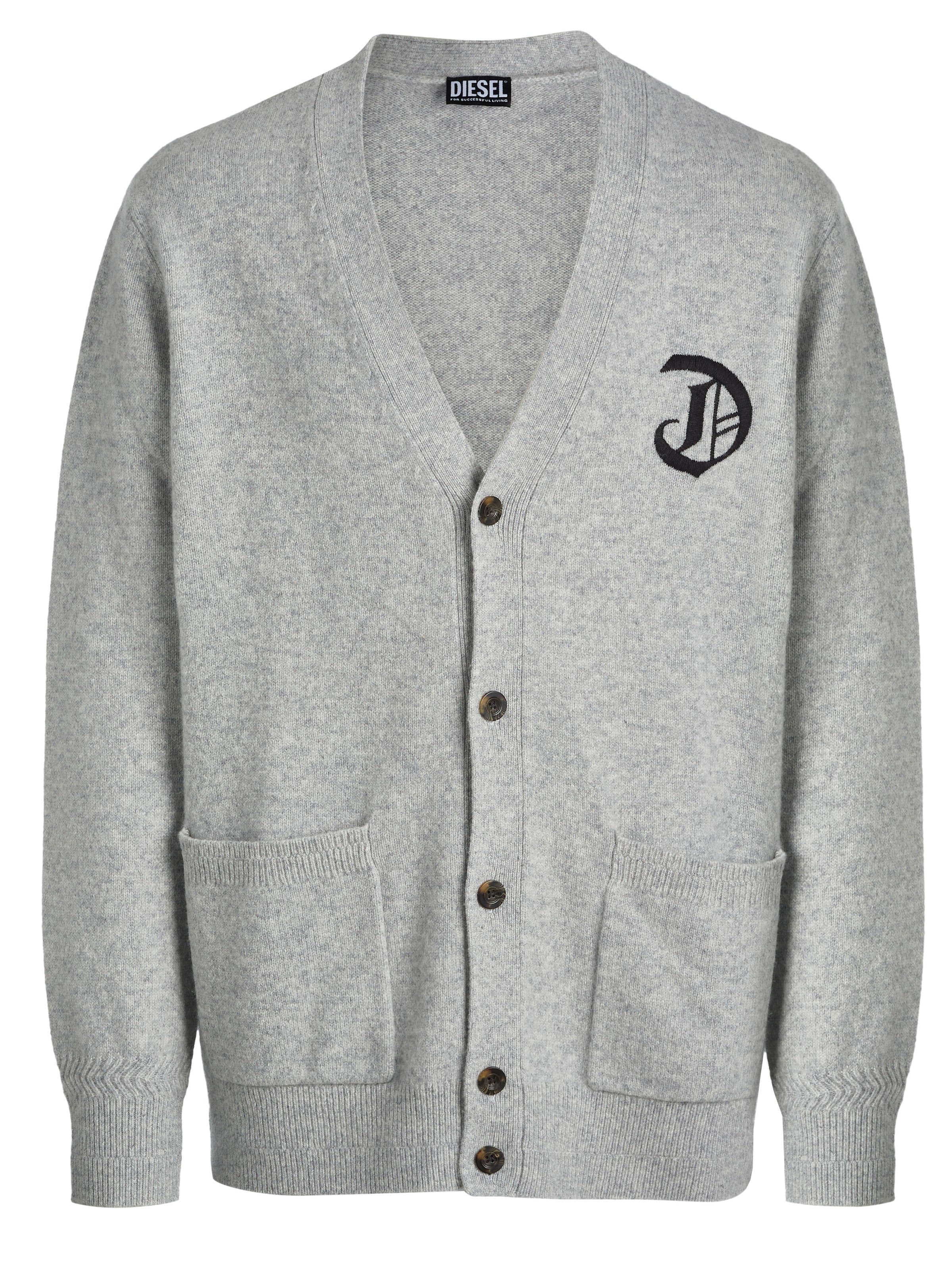 Diesel Cardigan Diesel Jacke hellgrau