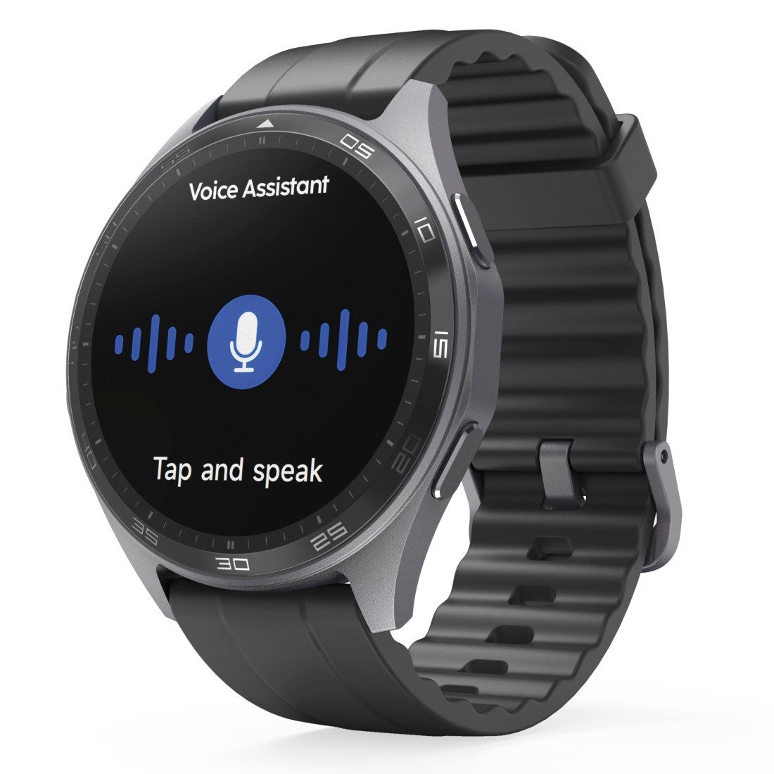 Smartwatch 1,43“ mit GPS (Fitness, Telefonfunktion, Puls, wasserdicht) Smartwatch