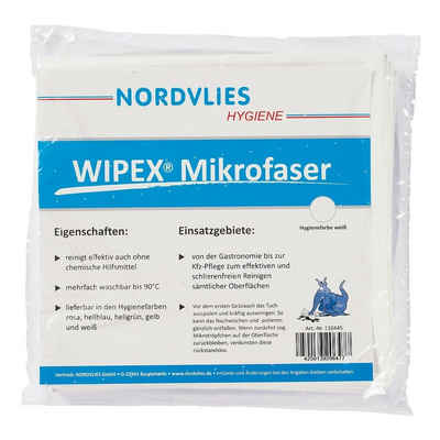 WIPEX Mikrofasertuch (Kunststoff-Mikrofaser, 400x380 cm, 5-tlg., für alle glatten & porösen Oberflächen)