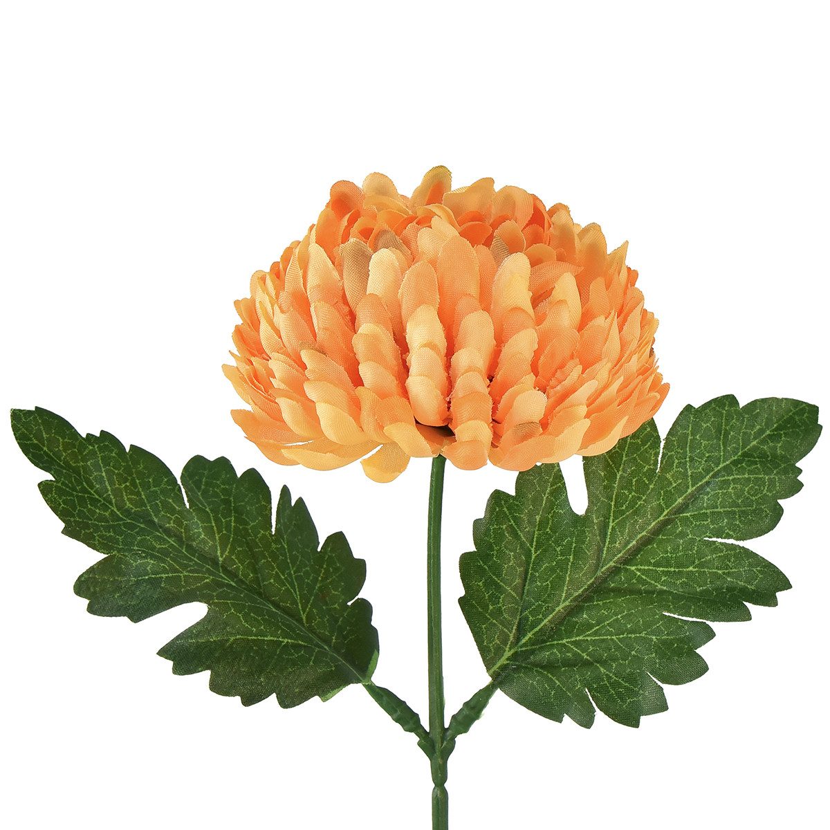 Kunstblume Künstliche Chrysantheme Orange 7cm Kunstblume 18cm 4er Set, 4 Stück, Florists Products, Höhe 1 cm