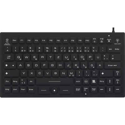 Renkforce »IP68 Tastatur mit Touchtaste« Tastatur (Spritzwassergeschützt, Staubgeschützt, Touch-Oberfläche, Touch-Tasten)