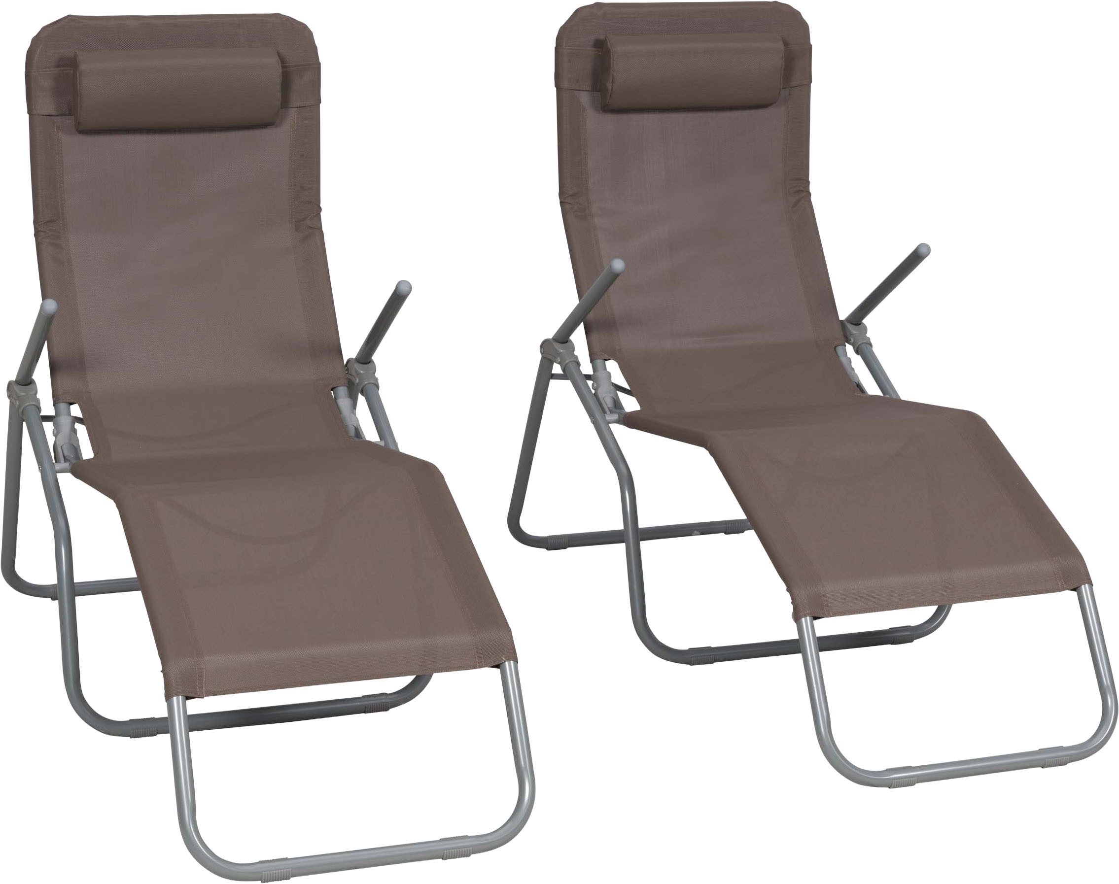 MERXX Wellnessliege XXL, Set, 4 St., großzügige Liegefläche, inkl. Kopfkissen