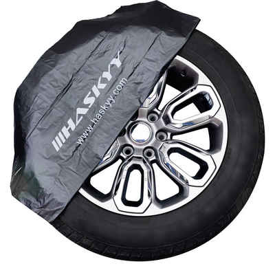 HASKYY Reifentasche 4 XXL Reifen Taschen Tüten 110x110 cm Reifen Schutzhülle Schwarz