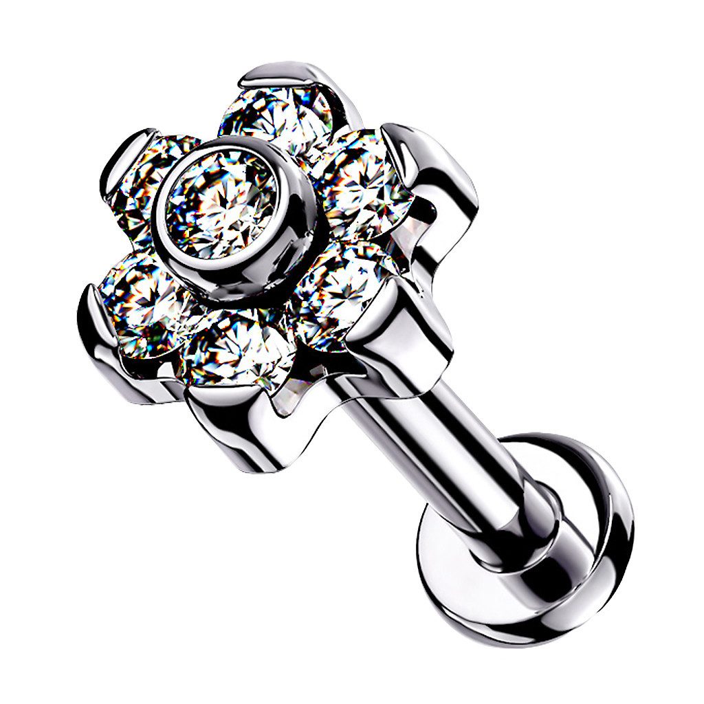 Taffstyle Piercing-Set Titan Tragus Lippen Piercing günstig online kaufen
