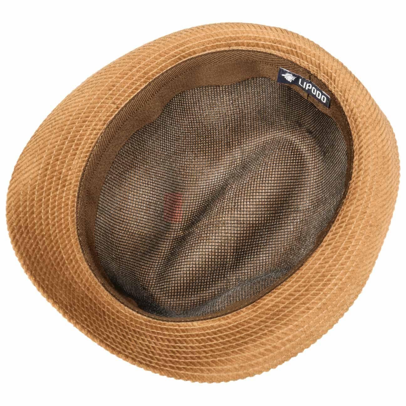Futter, (1-St) Trilby Lipodo mit Italy in Made camel Kord