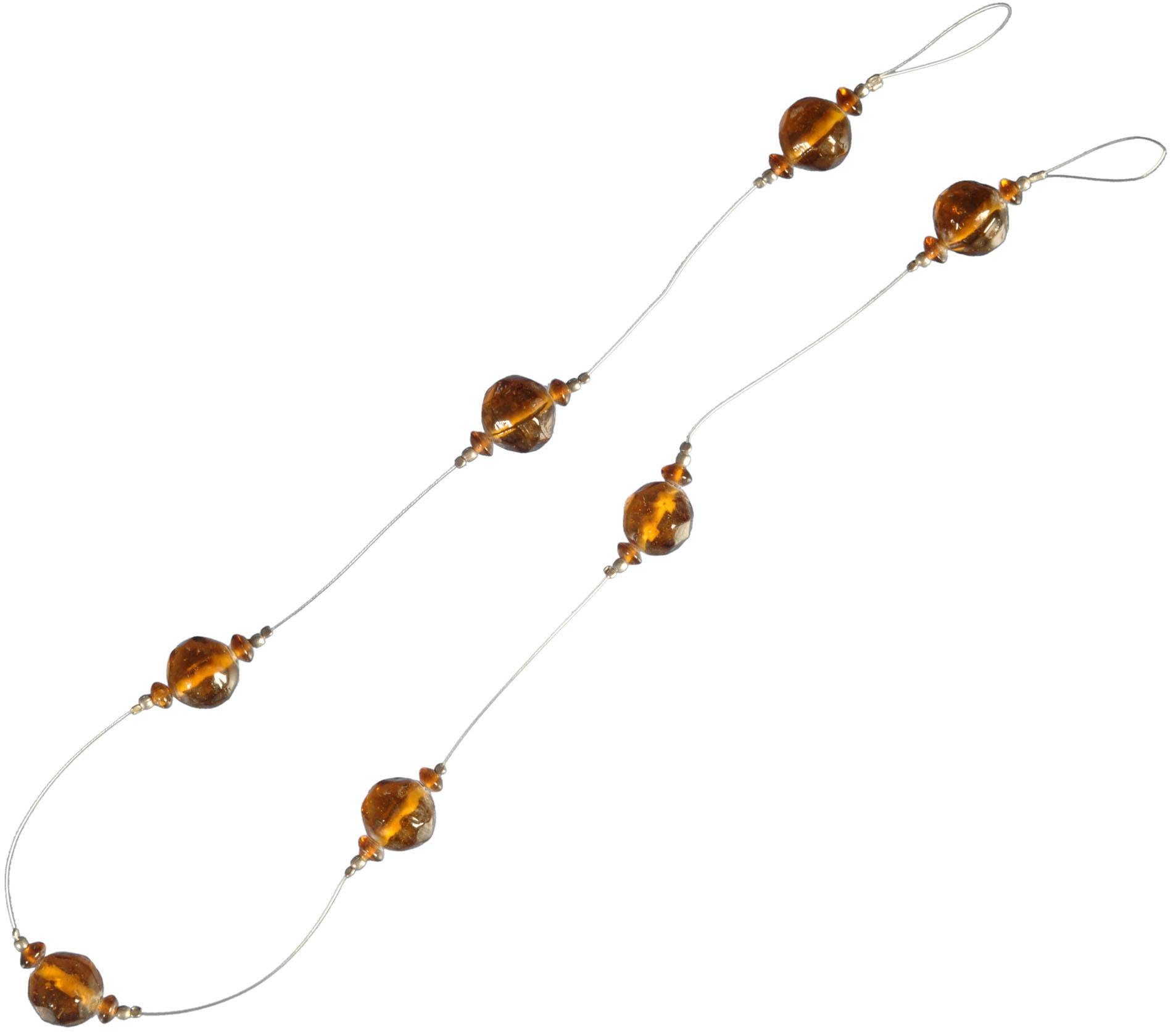 Liedeco Dekokette Opal, Gardinen, Seitenschals, (1-St), zur Dekoration von Seitenschals, Gardinen