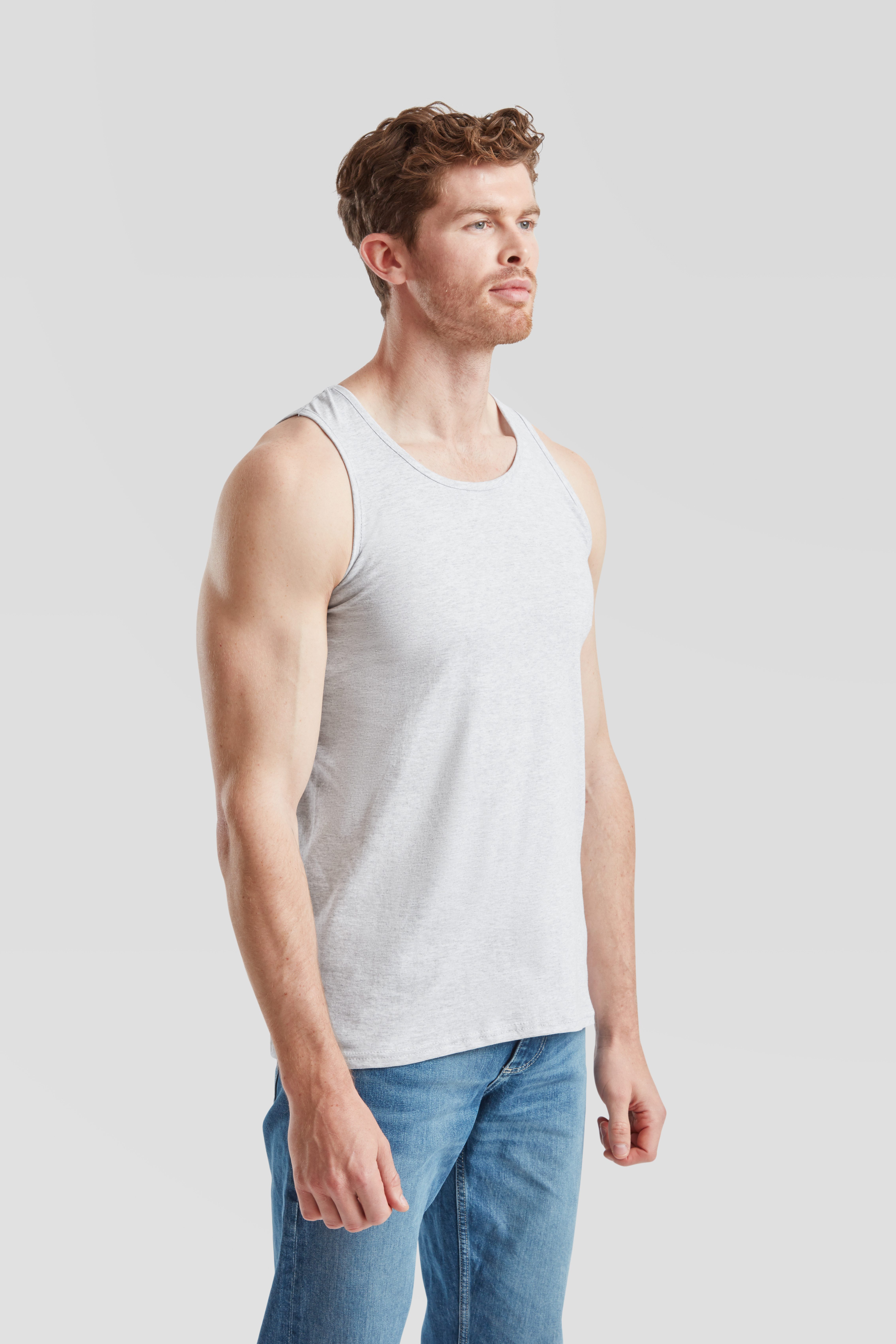 Fruit of the Loom Tanktop (Packung, 2-tlg) aus reiner Baumwolle – Bild 5 von 5