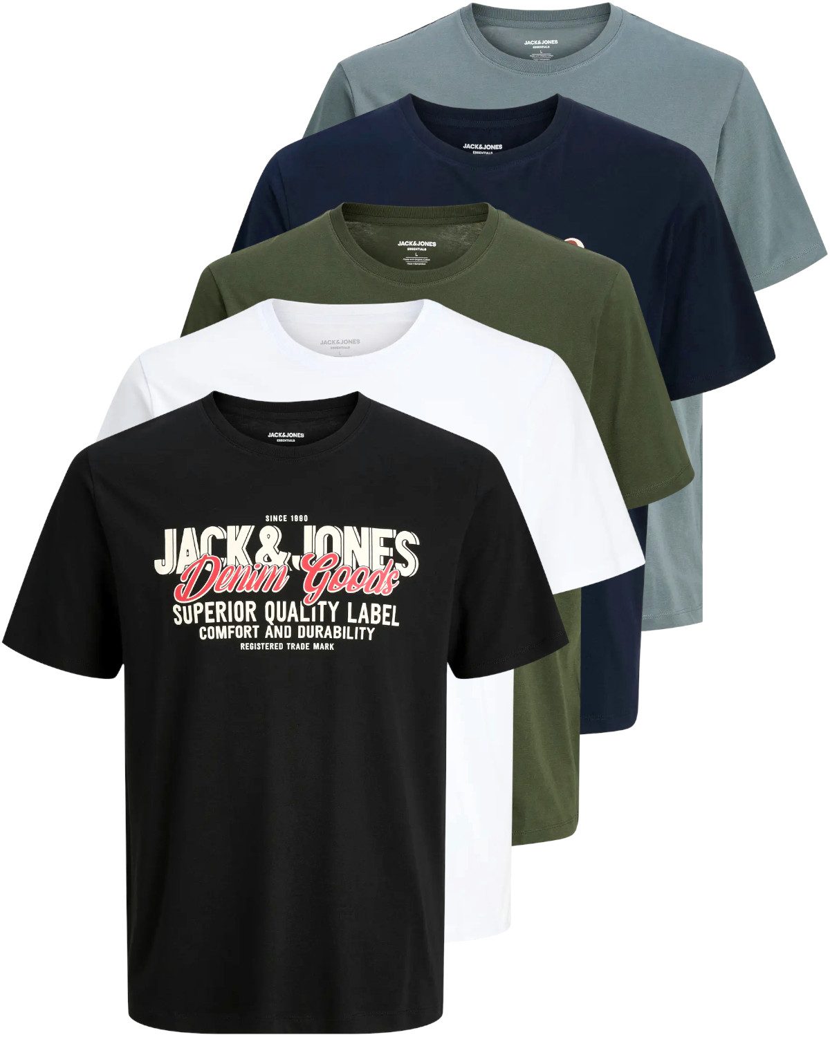 Jack & Jones Print-Shirt Bedrucktes T-Shirt günstig online kaufen