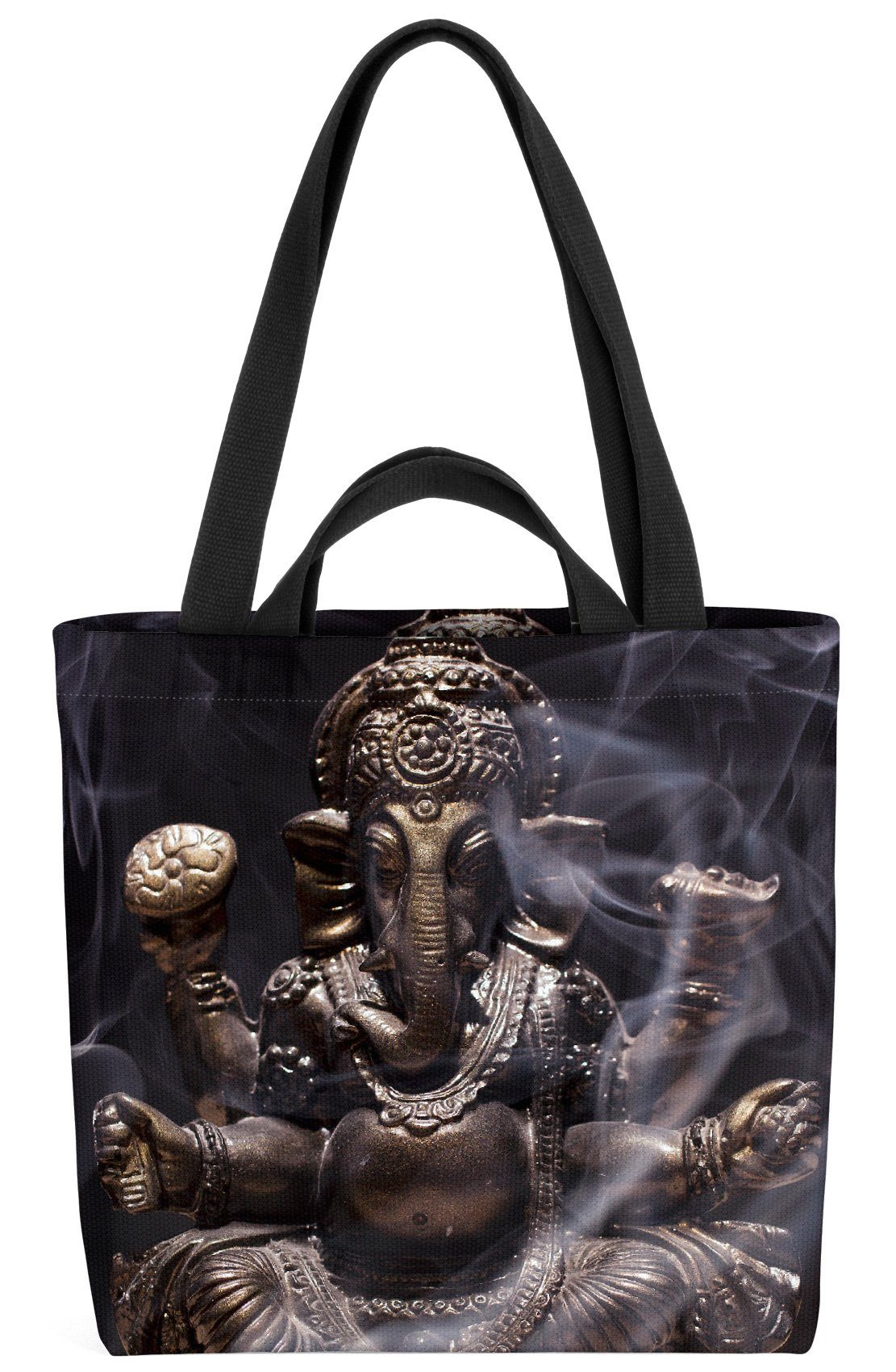 VOID Henkeltasche (1-tlg), Ganesha Gottheit Hindu Ganesha Gottheit Hinduismus Gott Elefant Sagen