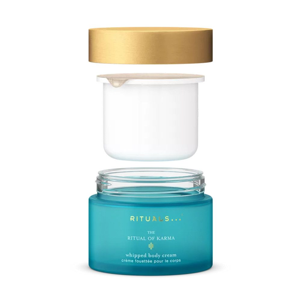 Rituals Körpercreme Rituals Karma Whipped Body Cream Refill 220 ml, 1-tlg., Refill Körpercreme mit Lotusblüte und grünem Tee