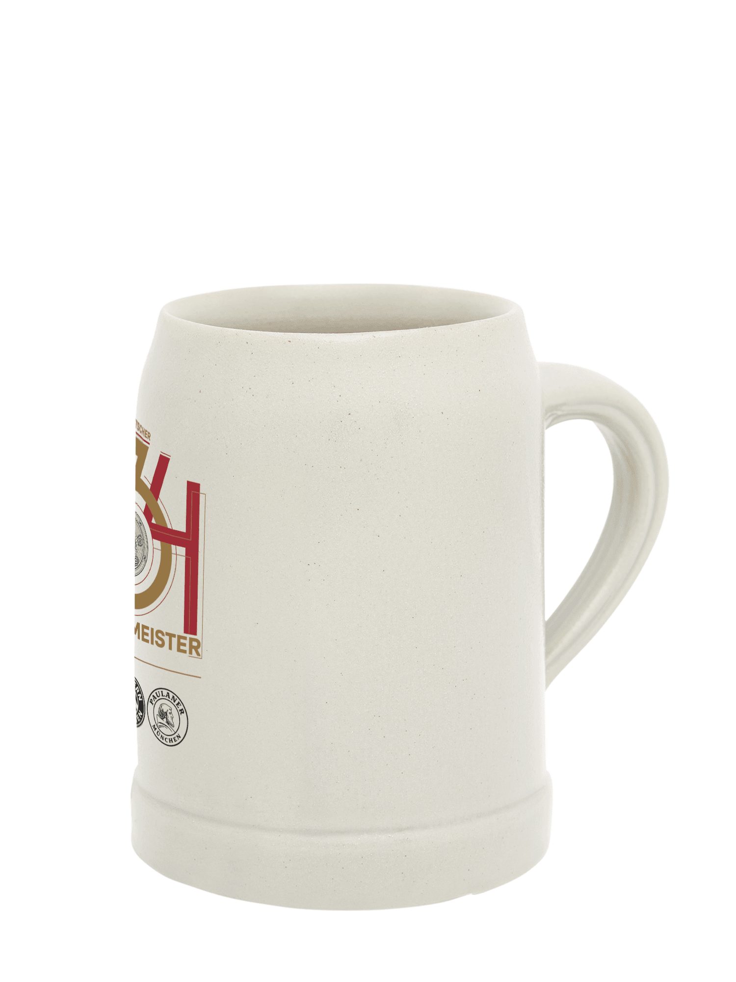 FC Bayern München Bierkrug FC Bayern München I Steinkrug Deutscher Meister I Durchsichtig, Ton