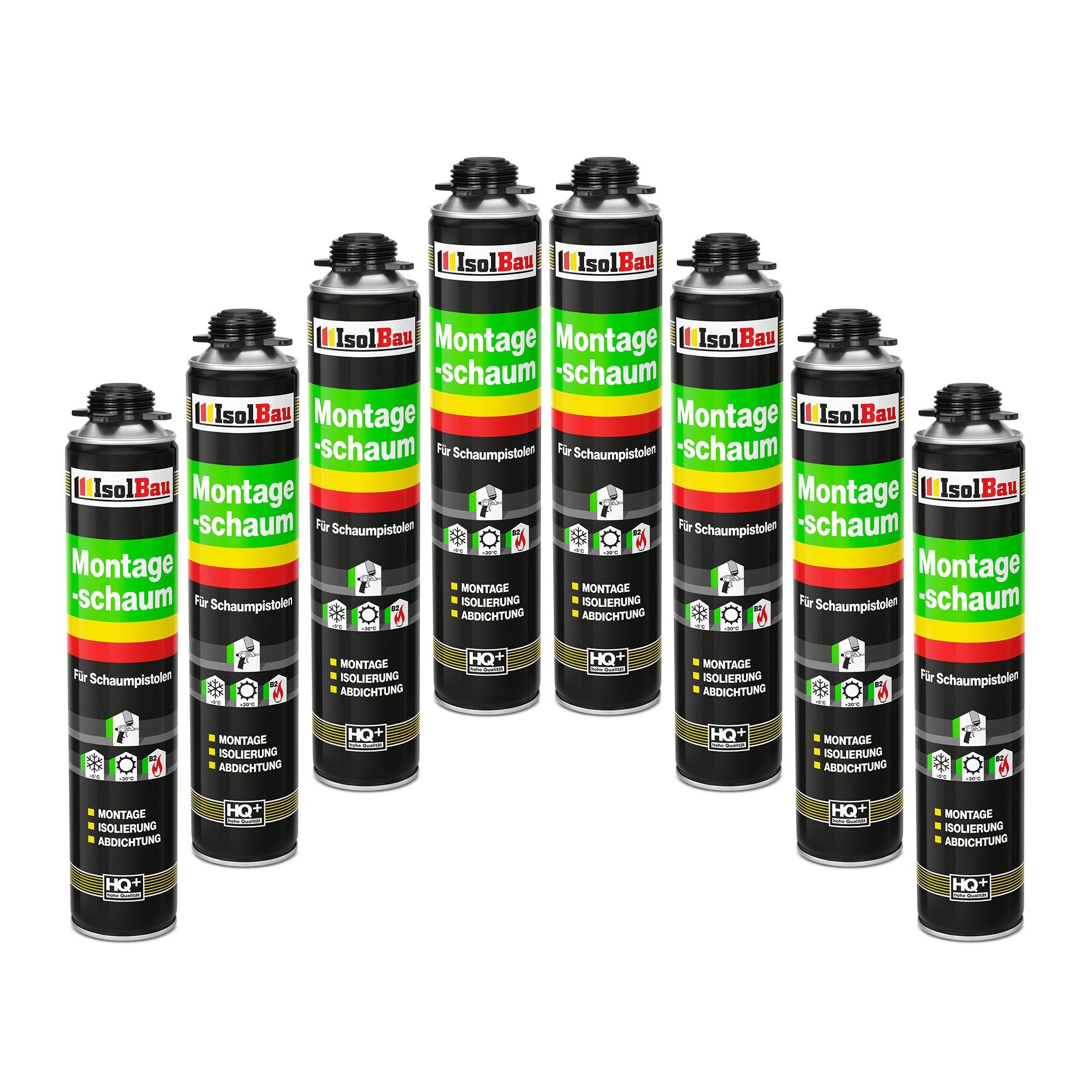 None Fenster Pistolenschaum 8 x 750 ml PU-Schaum 1K Montageschaum Zargensch günstig online kaufen