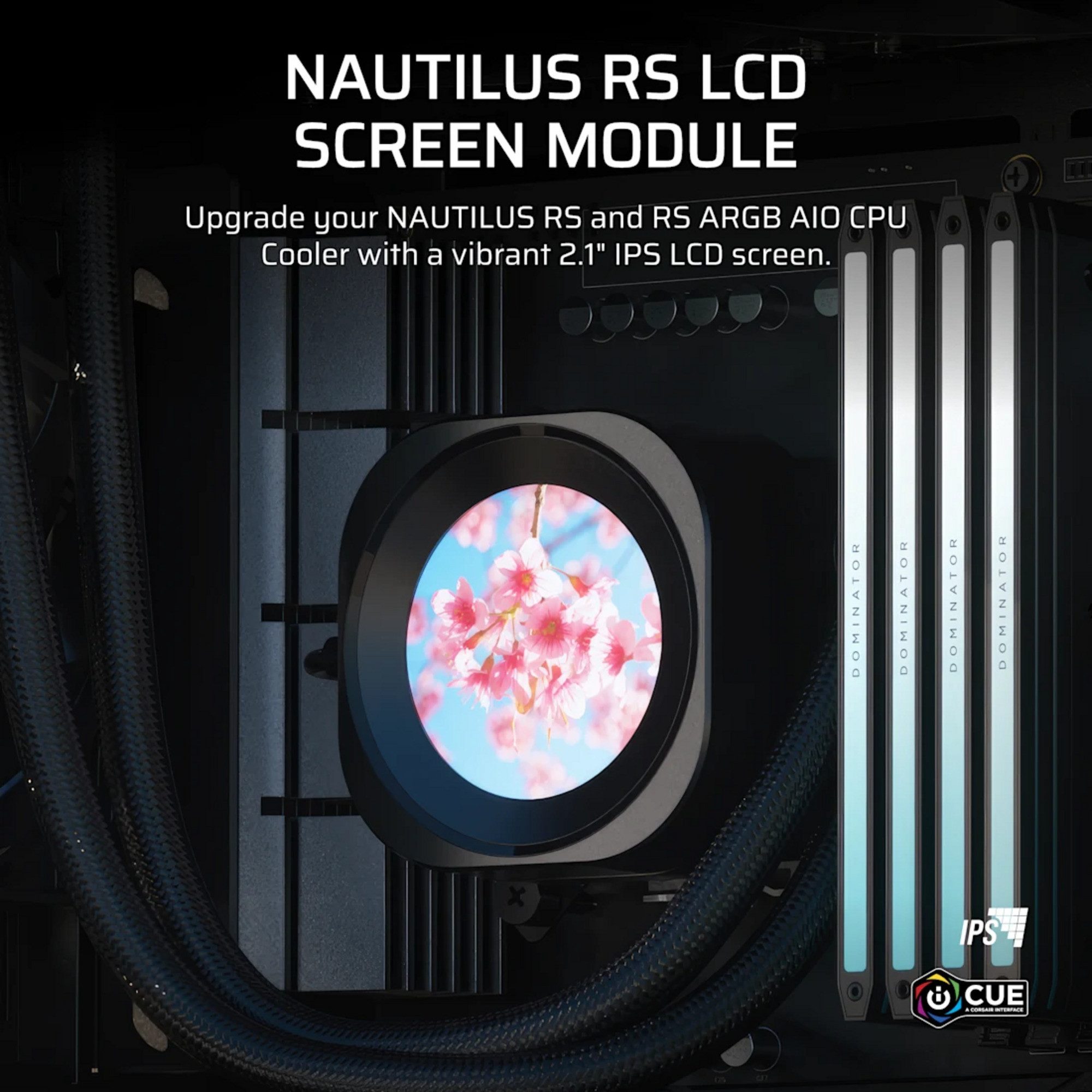 Corsair CPU Kühler Corsair NAUTILUS RS LCD-Modul, Display, (Für