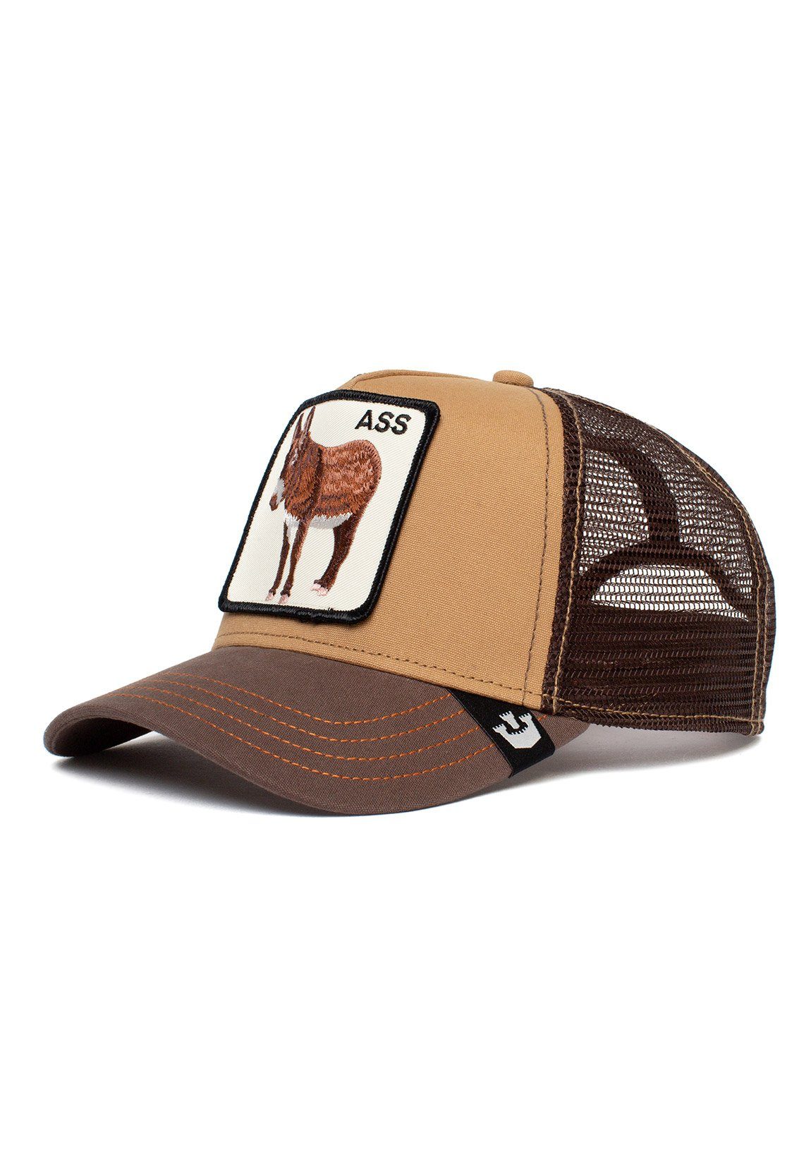 GOORIN Bros. Trucker Cap Goorin Bros. Trucker Cap THE ASS Braun Brown