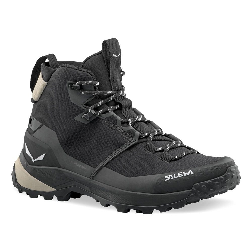 Puez 2 Mid Powertex (Trekking, wasserdicht, atmungsaktiv) schwarz Wanderschuh