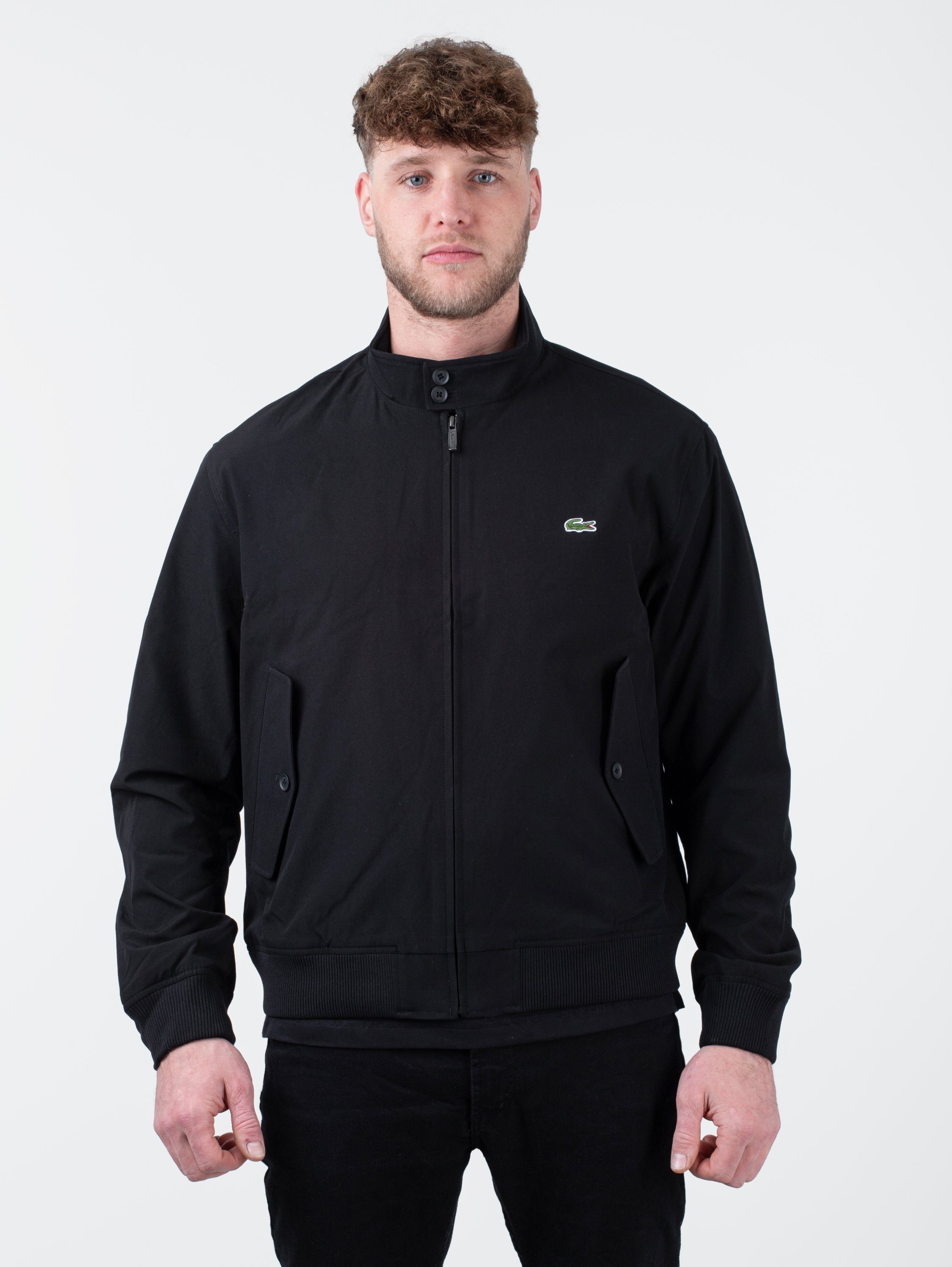 Lacoste Jacket Black Lacoste Allwetterjacke Twill