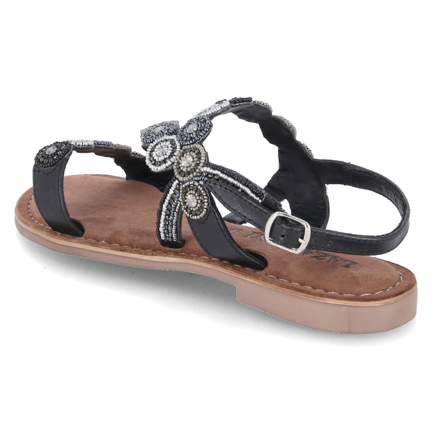 Lazamani LAZAMANI LA75441 BLACK Damen Leder & Textil black Sandalette