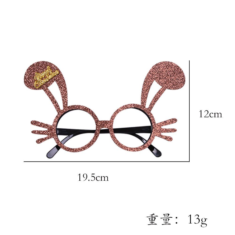 Blusmart Fahrradbrille Neuartiger Weihnachts-Brillenrahmen, Glänzende Weihnachtsmann-Brille 12