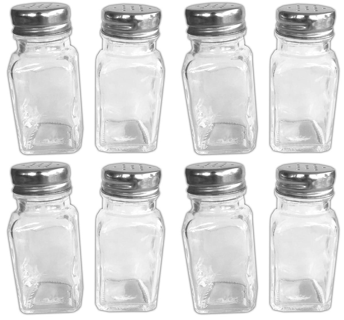 Gewürzstreuer Glas-Gewürzstreuer Gewürzbehälter Salz Pfefferstreuer Gewürzglas
