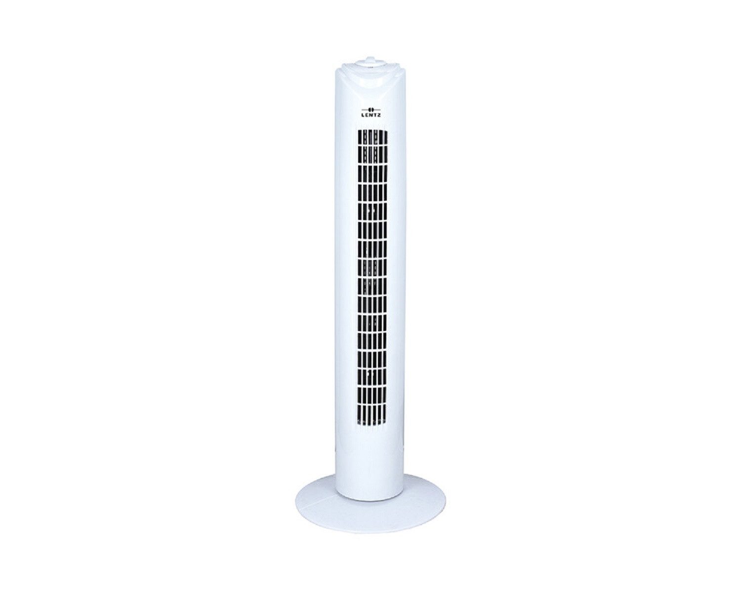 Lentz Standventilator Weißer 81cm Standventilator – Stilvolle Abkühlung für Büro und Zuhause