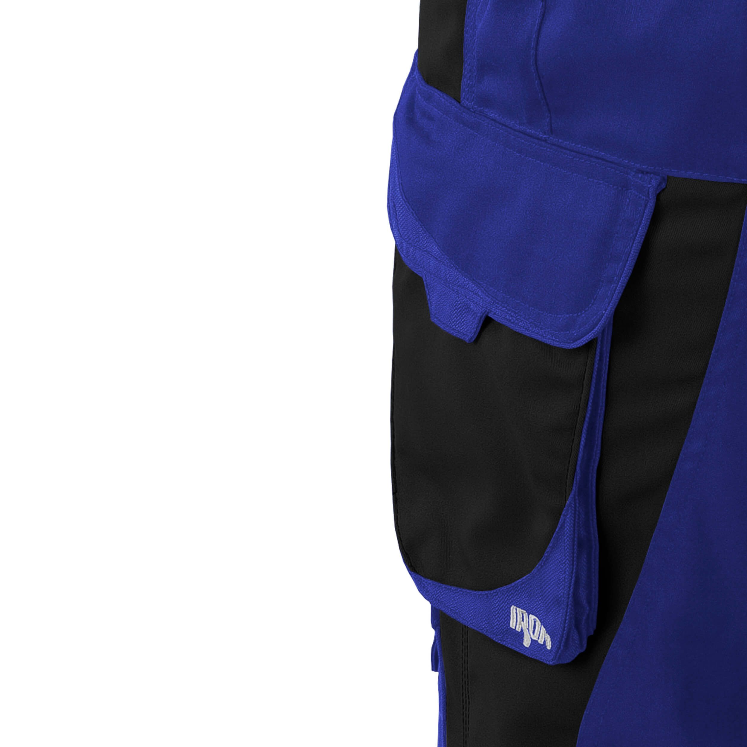 Qualitex Workwear Arbeitsshorts Handwerker-Shorts IRON mit 13 Taschen aus Lyocell, Cordura & Stretch (1-tlg) moderne, kurze Arbeitshose - Strapazierfähig - Funktional-Erweiterbar