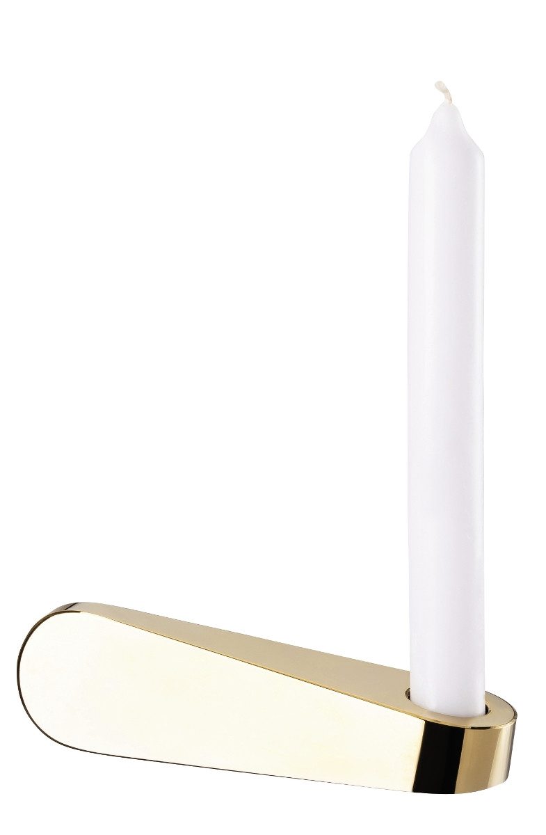Rosenthal Kerzenleuchter Swan Lights Gold Leuchter 14,5 x 4 cm