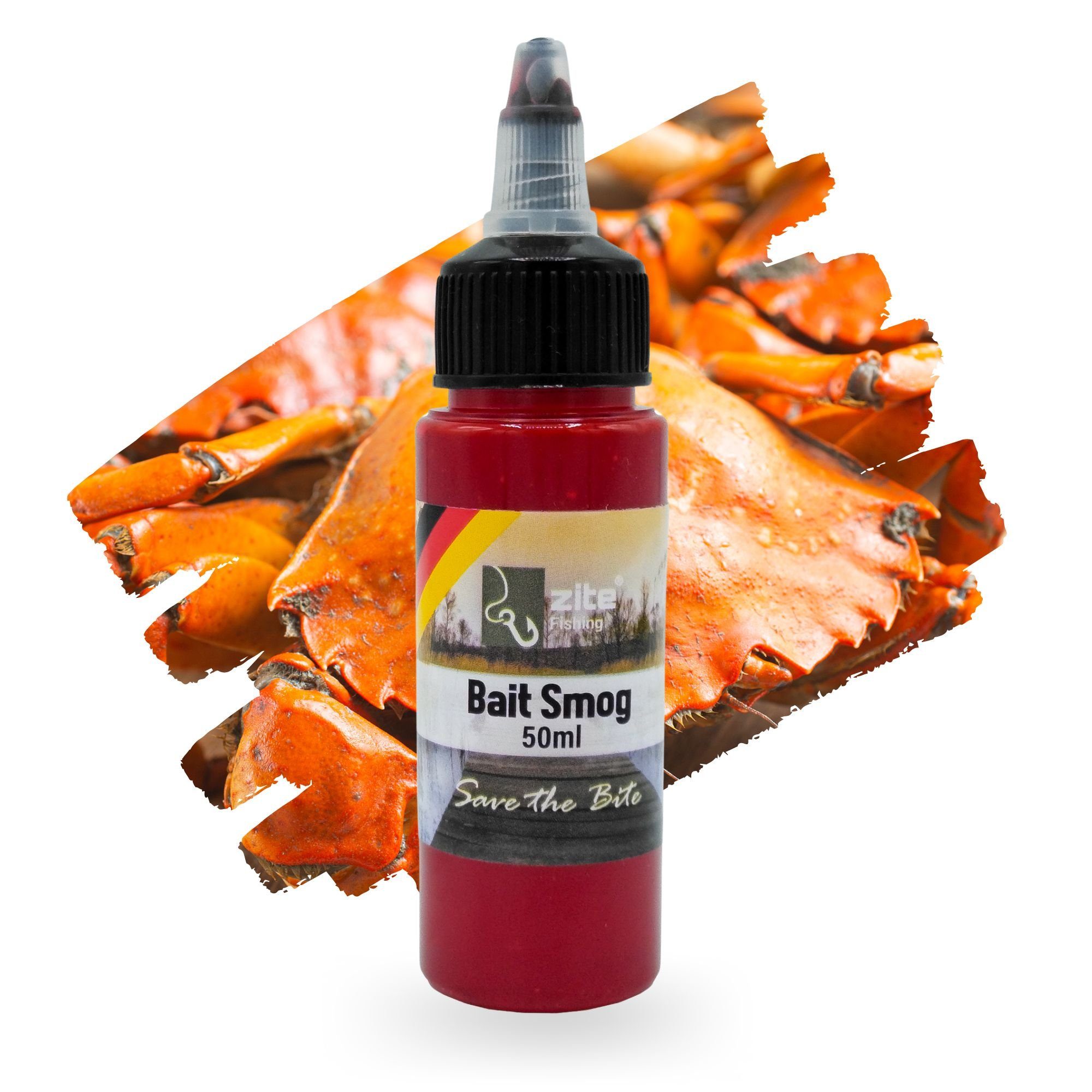 Fischlockstoff Bait Smog UV Aktiv - Ködermittel für Kaprfenköder - 5 Aromen
