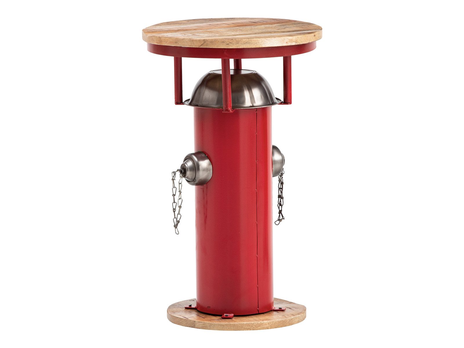 massivum Konsolentisch Bolton Industriedesign rot (1-St)