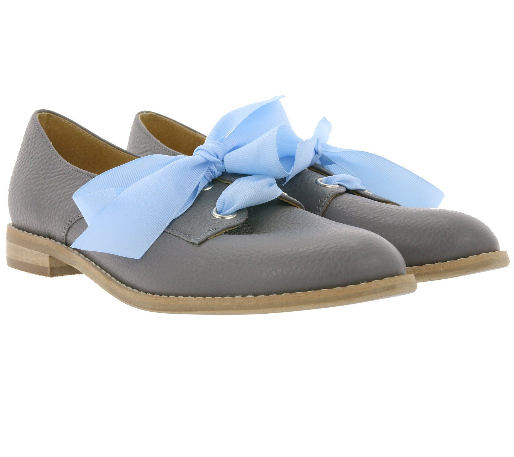 L37 »L37 Handmade Shoes Echtleder-Halbschuhe schicke Damen Schnürschuhe  Scandinavian Chic Freizeit-Schuhe Grau« Schnürschuh online kaufen | OTTO
