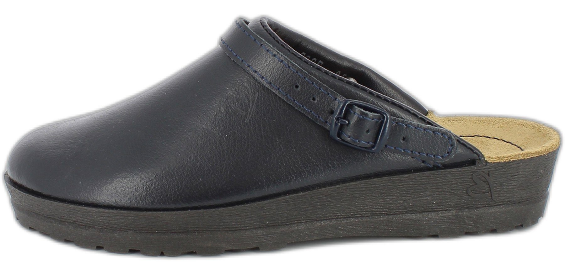 Beck Damen-Clogs Anna mit Fersenriemen Hausschuh