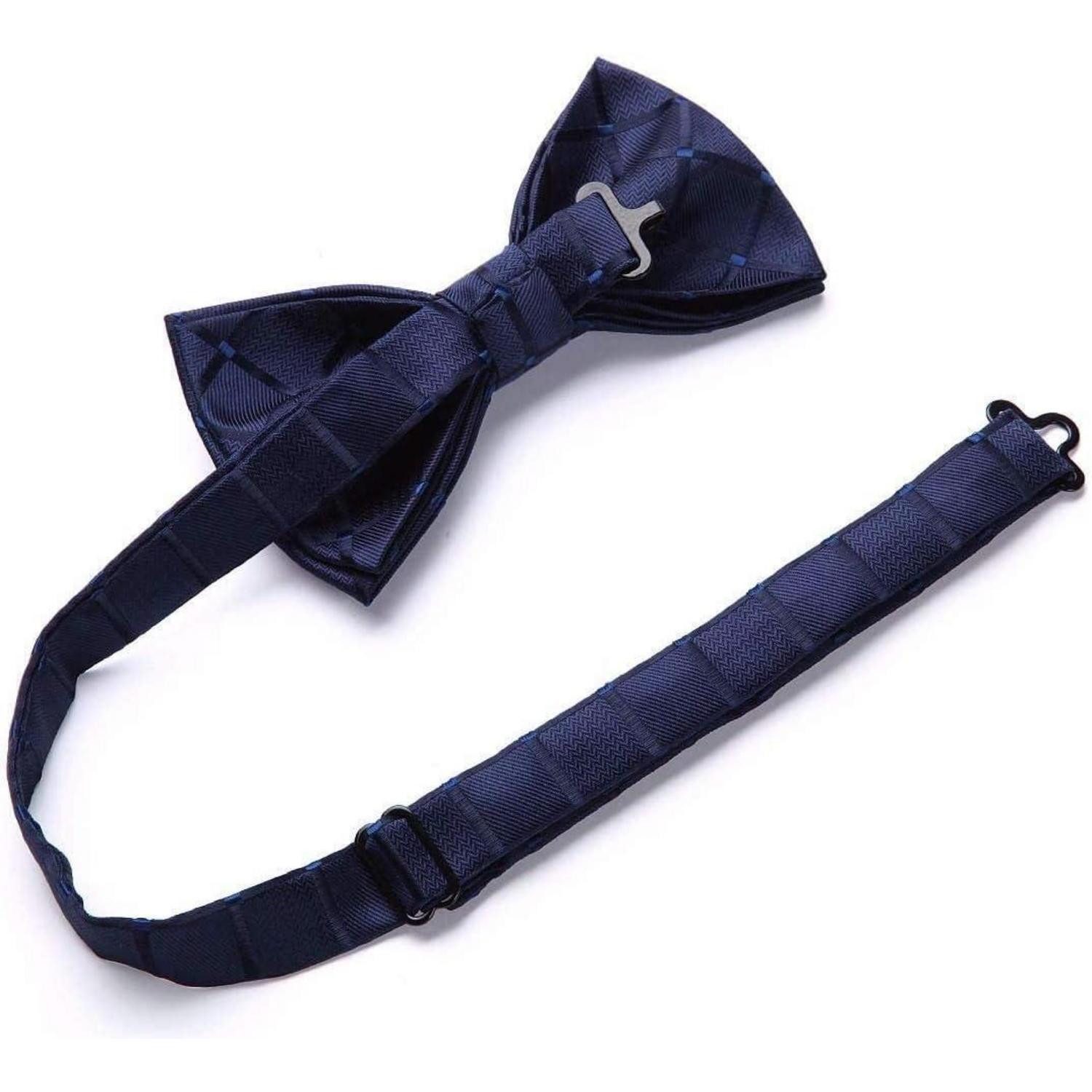 LuxusKollektion Hosenträger Hosenträger Herren 6 Clips Y Form A2 Marineblau Einheitsgröße