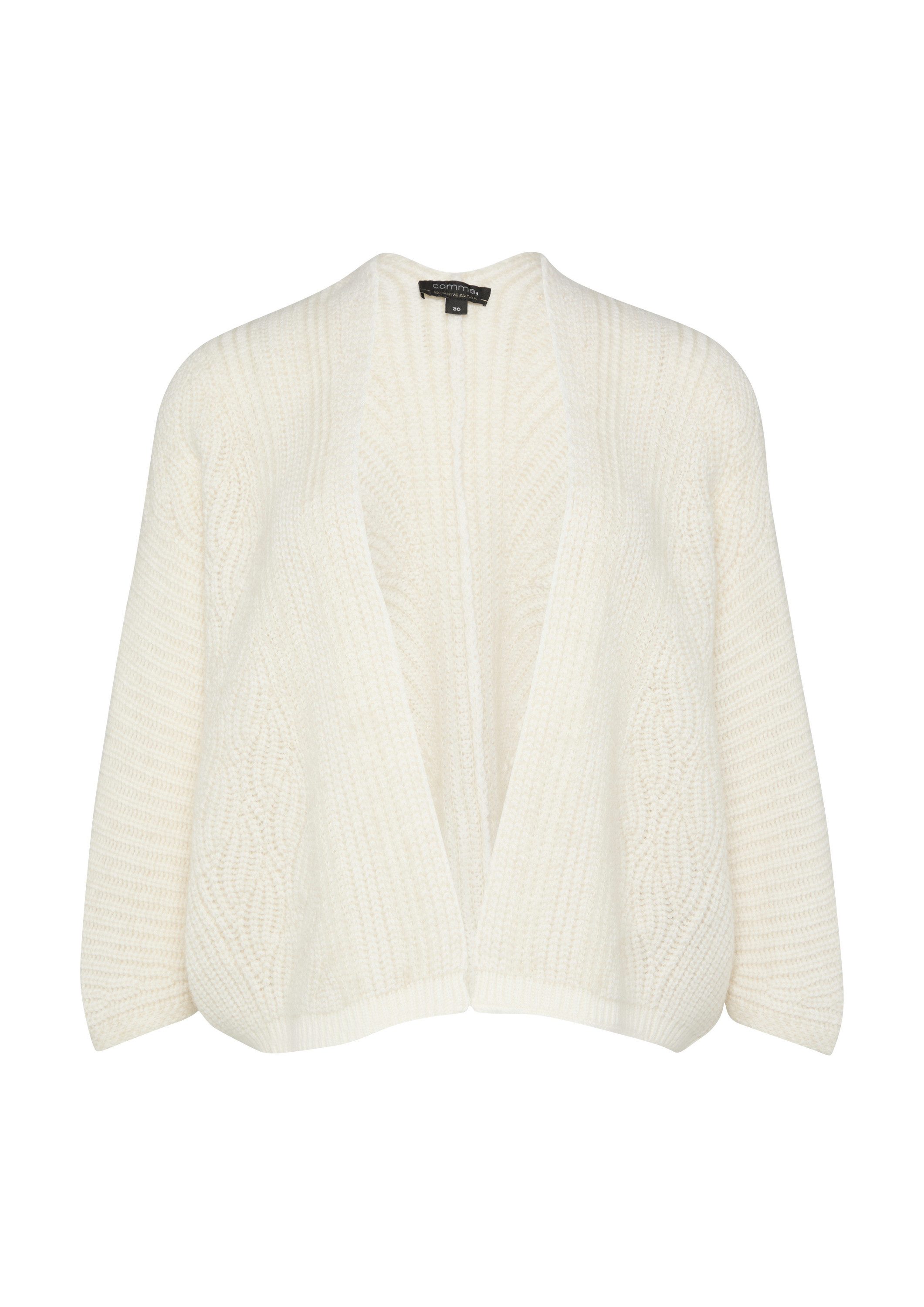 comma Cardigan Strickjacke Strickjacke mit Alpaka und Kaschmir günstig online kaufen